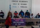 Chepes: Alumnos de la escuela especial presentaron ante concejales un trabajo de Seguridad Vial.