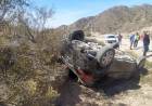Aimogasta: tres ocupantes y menor de dos años volcaron en Ruta 9.