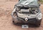 Patquía: Volcó un auto a la altura de Río Paganzo.