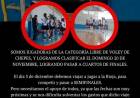 Equipo de voley departamental solicita colaboración para participar de instancia provincial.