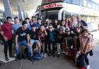 “Un Sueño X Un Sueño”: Salió el primer contingente de estudiantes a disfrutar de su esperado viaje de egresados en Chapadmalal.