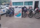 La policía de La Rioja junto a la policía de Córdoba recuperaron 14 motocicletas.
