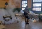Rosario Vera Peñaloza: Operativo de fumigacion en establecimientos educativos e instituciones civiles.
