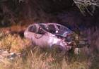 La Rioja: volcó un automóvil en Ruta Nacional N°38 y el conductor fue hospitalizado.