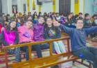 Jóvenes de Los Llanos viven actividad diocesana.