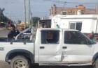 Chepes: motociclista colisiona con camioneta por Av. Belgrano