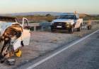 Un auto se desprendió del remolque que lo trasladaba y lo dejaron abandonado en la ruta