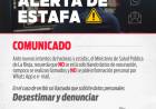 El Ministerio de Salud alerta sobre estafas telefónicas