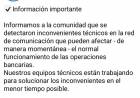 Se cayó una vez más el servicio del Banco Rioja y a algunos clientes les aparecieron sus cuentas sin dinero