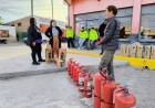 Municipio recargó y adquirió varios extintores