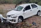 Catuna: Hombre internado por vuelco de automóvil 
