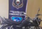 Recuperan motocicleta robada y detienen a un sospechoso