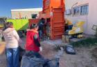 Chepes: Operativo de compactación y reciclaje de botellas de plástico