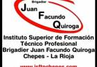 Comenzaron las preinscripciones 2026 en el Instituto Superior Brigadier Juan Facundo Quiroga