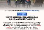 Presentan proyecto para crear un Sistema Provincial de Obras Públicas con Financiamiento Mixto en La Rioja