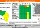 Difunden alerta preventivo por vientos y nevadas