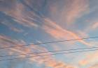Un cielo sorprendente: extraña trama de nubes se vio en Chepes