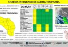 Difunden alerta amarilla por lluvias, tormentas y vientos