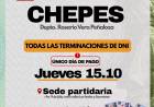 Chachos: dieron a conocer las fechas y horarios de pago en Chepes y Desiderio Tello