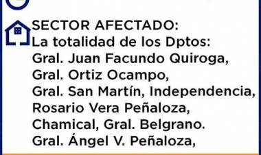 EDELAR: Mantenimiento Preventivo para Deptos. de zona Sur de nuestra Provincia. 