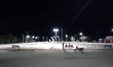 Un Departamento que Avanza y Crece: plaza de El Totoral pronta a inaugurarse.