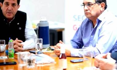 Ante la difícil situación de sequia de la zona se reúnen diputados de los Llanos con el Ministro Rejal.