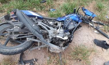 Impactante accidente de tránsito sobre Ruta Nacional Nº38: Un joven de 17 años fue trasladado al hospital.