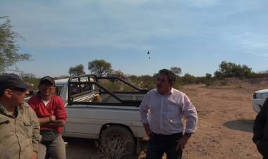 Intendente Departamental: visitó parajes Primera Agua, Los Chañaritos y Agua del Leon.