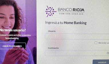 Banco Rioja con nuevos canales digitales: App y Home Banking.