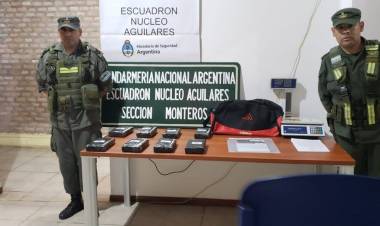 Secuestraron más de 8 kilos de cocaína en un colectivo que se dirigía a La Rioja.