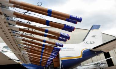 Catuna: Productores cortarán la ruta en reclamo contra los aviones rompetormentas.