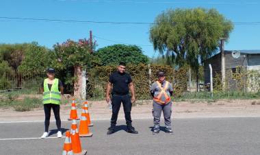 Chepes: Inspectores de transito realizan operativos y controles de prevención vehicular.