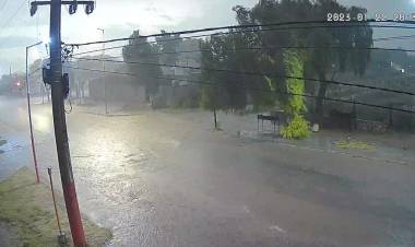 Chepes: Registro total de lluvias del Dpto. Rosario Vera Peñaloza.