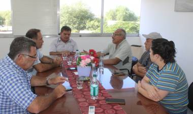 Scaglioni en Chepes: El Ministro recorrio obras en el departamento Rosario Vera Peñaloza.