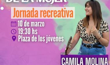 Dia de la Mujer: Jornada reflexiva y recreativa el viernes 10 en la Plaza de los Jovenes.