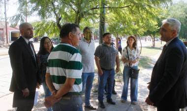 Ministerio Público Fiscal: Gobierno Municipal hizo entrega de terreno para la construccion de oficinas en Chepes.