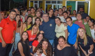 Chepes: Reunión de dirigentes del sector de Daniel Miranda y presentación de candidata a Intendenta Laura Carrizo.