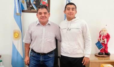 Talento Chepeño en Futbol: con acompañamiento del intendente municipal joven fue seleccionado en Ferro de Bs As.