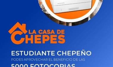 Capital: La Casa de Chepes entrega "5000 fotocopias sin cargo" a Estudiantes de nuestro departamento.