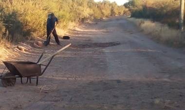 Distrito El Tala: Continua el programa de mantenimiento y reparación de caminos.