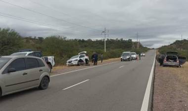 Fuerte accidente a 8 km de Olta.