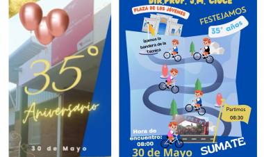 Chepes: La E.P.E.T. Nº1 festeja su 35º Aniversario el próximo martes.