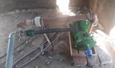 Distrito El Totoral: reemplazan bomba de agua en la localidad de San José