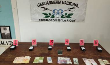 Gendarmería Nacional secuestró un kilo y medio de cocaína en operativo en ruta 38