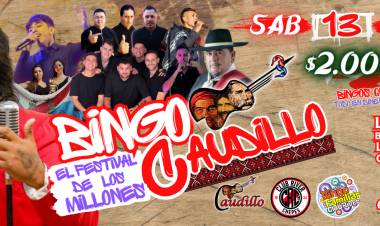 Chepes: se viene el Festival de los millones en el Club River