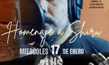 Chepes: realizarán un homenaje a Shiro Bruna en el Club Rieles Argentinos