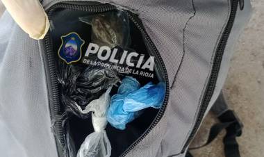 Incautaron sustancia presumiblemente ilegal (marihuana)