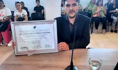 Chepes: En sesión especial del concejo deliberante asumió el Concejal Leonel Bruna