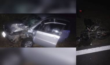 Siniestro fatal en Olta: Mueren dos personas tras fuerte colisión sobre ruta 79