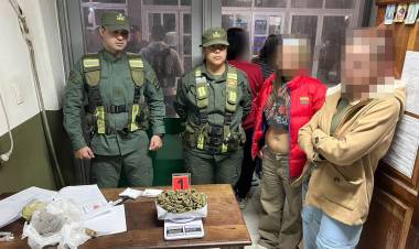 Gendarmería encontró dentro de una encomienda 362 gramos de marihuana